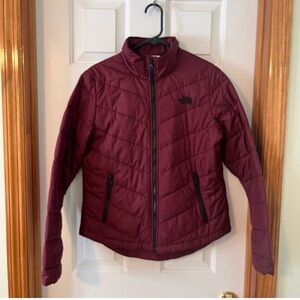 The North Face  Tamburello Burgundy Puffer Jacket Excellent Condition Size Small
